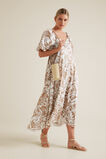 Palm Print Midi Dress    hi-res