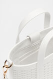 Woven Basket Crossbody Bag  White  hi-res