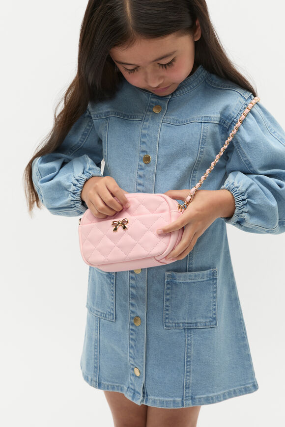 Quilted Bow Bag  Rose Petal  hi-res