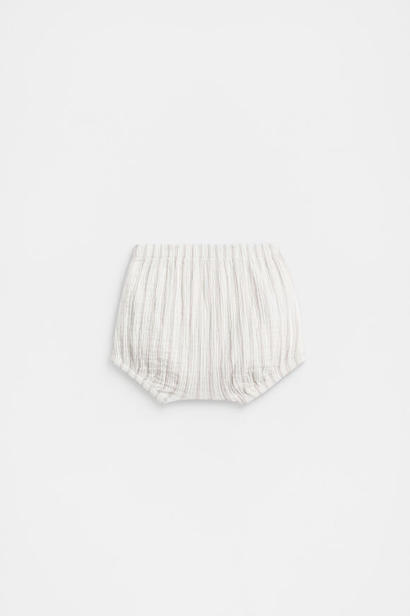 Stripe Woven Short  Cloud Grey  hi-res