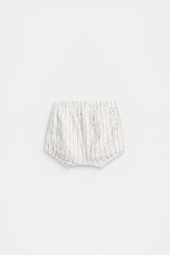 Stripe Woven Short  Cloud Grey  hi-res