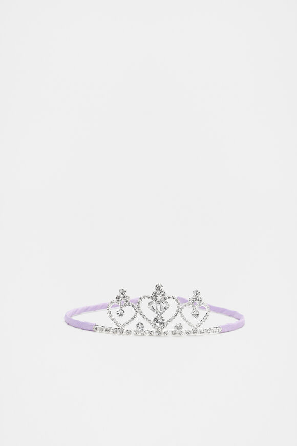 Grosgrain Wrapped Tiara  Bright Orchid  hi-res