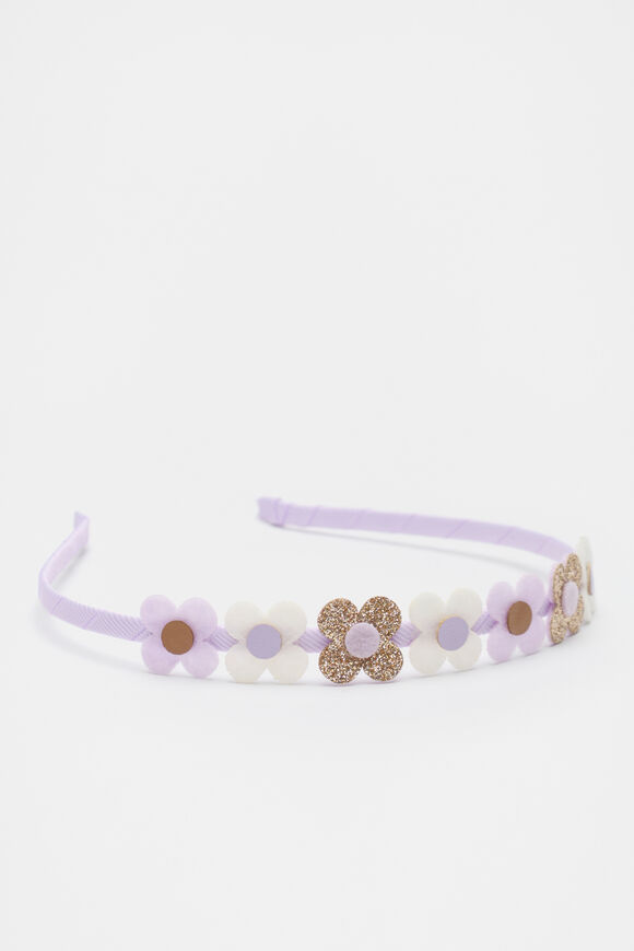 Felt Flower Alice Band  Multi  hi-res
