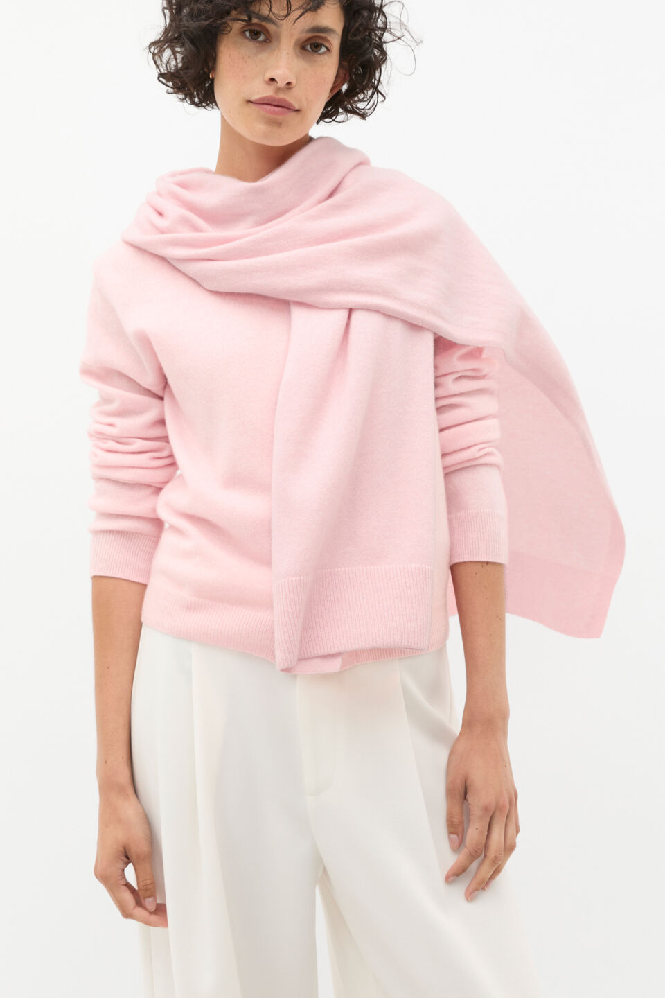 Cashmere Scarf  Rose Petal Marle