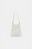 Crochet Shoulder Bag  White  hi-res