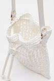 Crochet Shoulder Bag  White  hi-res
