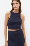 Cropped Rib Tank  Midnight Sky  hi-res