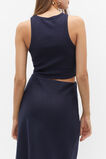 Cropped Rib Tank  Midnight Sky  hi-res