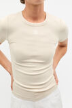 Heritage Rib Tee  Oat  hi-res