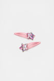 Star Glitter Resin Snaps  Multi  hi-res