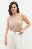 Cashmere Knit Vest  Cookie Marle  hi-res