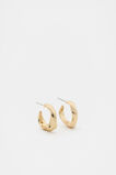 Small Molten Hoop  Gold  hi-res