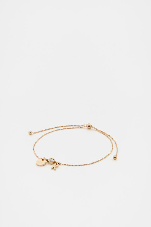 Micro Letter Toggle Bracelet  K  hi-res
