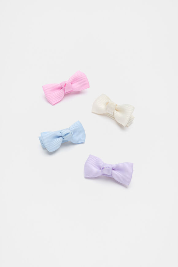 Grosgrain Bow Duck Clip Pack  Multi  hi-res