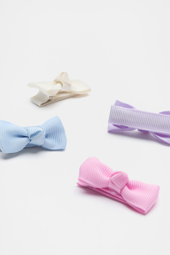 Grosgrain Bow Duck Clip Pack  Multi  hi-res