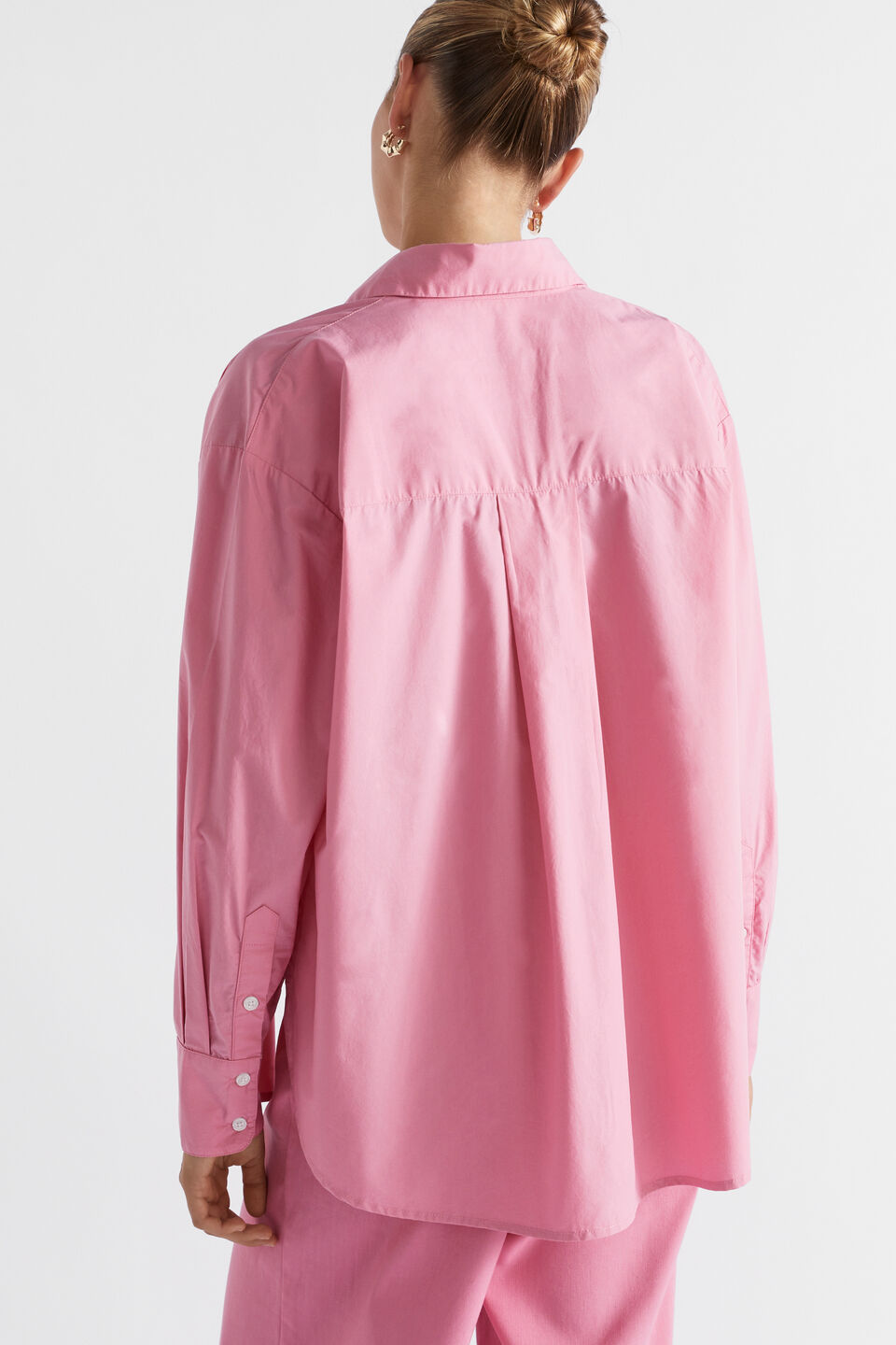 Poplin Classic Shirt  Rosewood