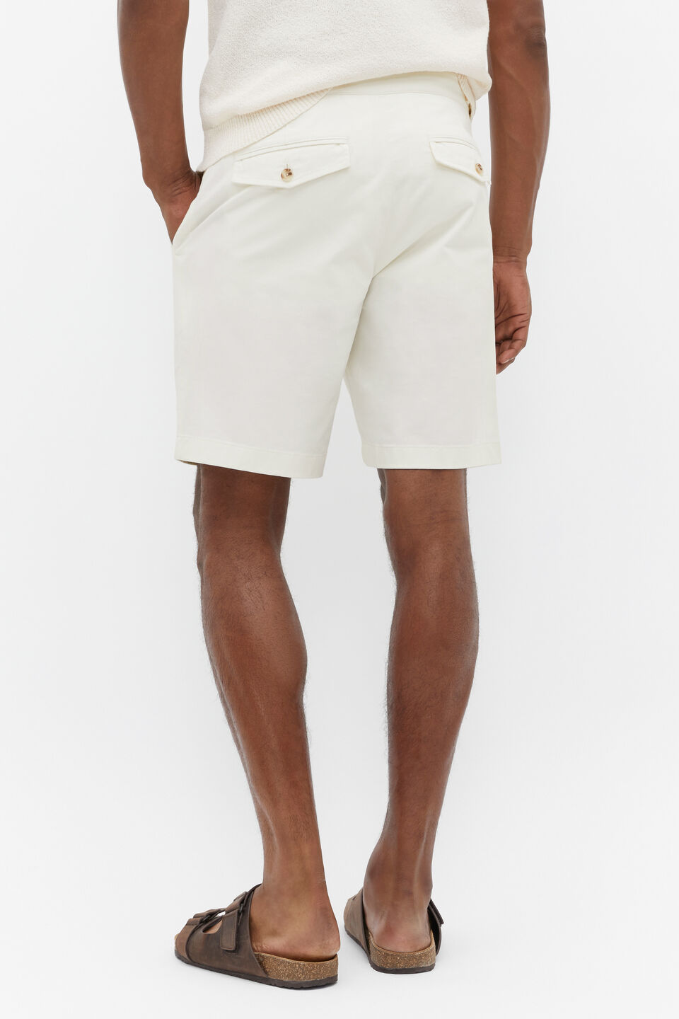 Side tab Short  Ivory