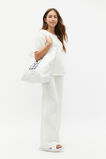 Relaxed Knit Tee  Light Cream  hi-res