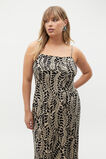 Motif Print Slip Dress  Motif Print  hi-res