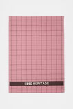 Seed Logo Tea Towel  Mauve  hi-res