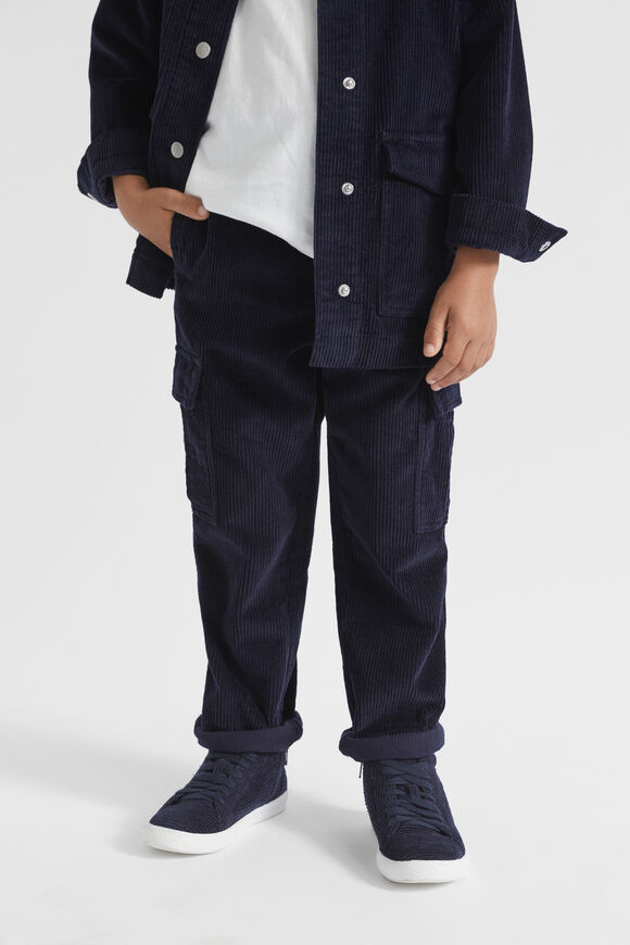 Cord Cargo Pant  Midnight Blue  hi-res