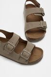 Double Buckle Slide  Taupe  hi-res