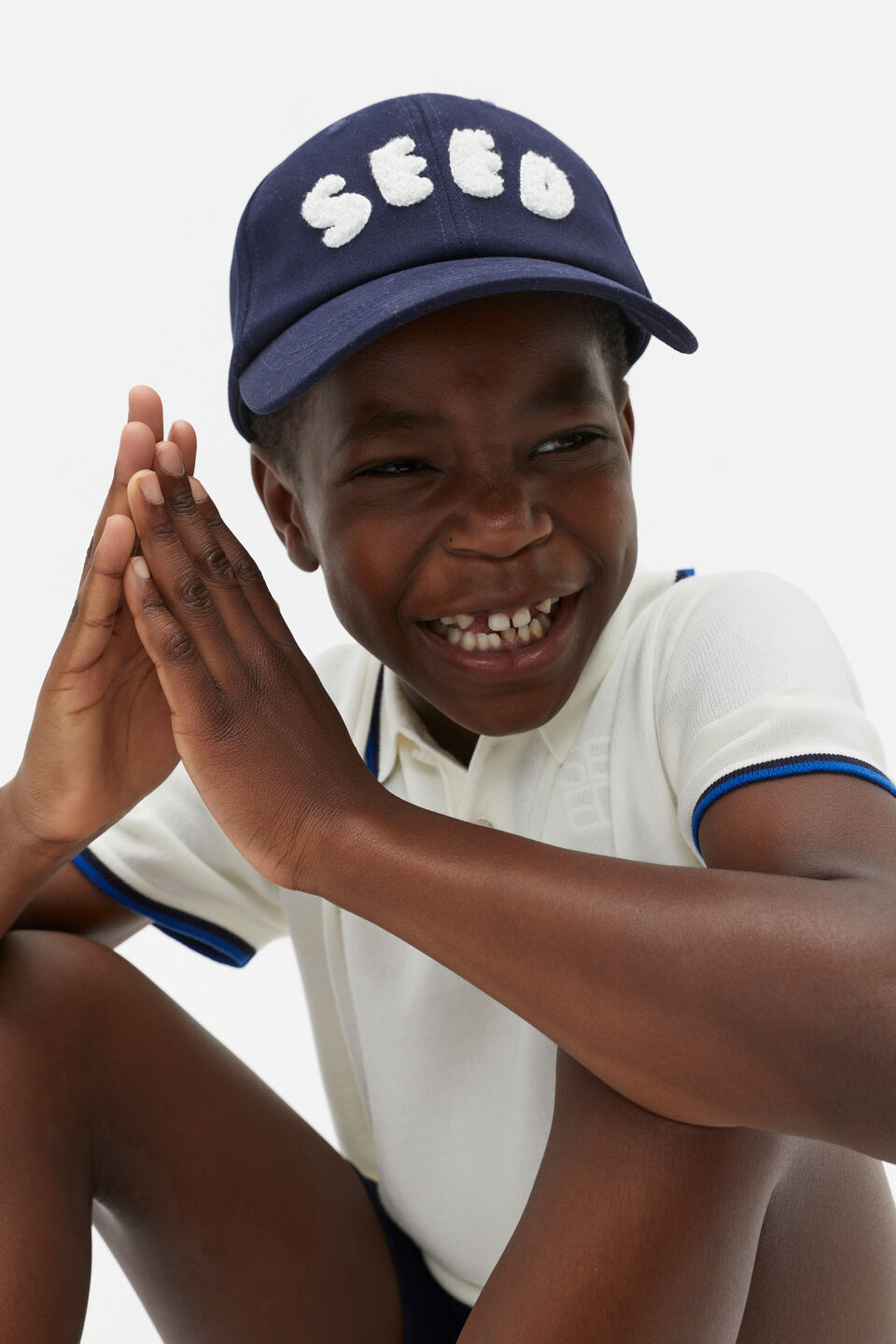 Chenille Seed Cap  Midnight Blue