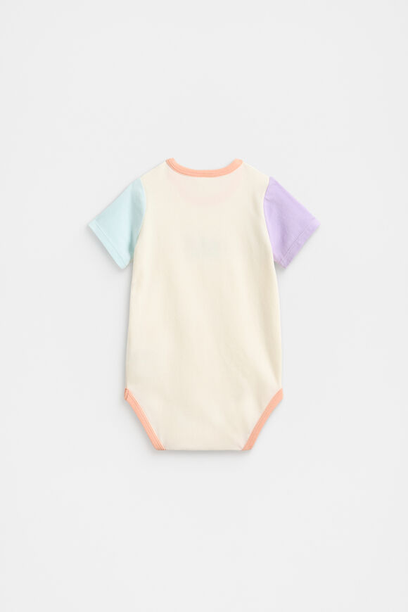 Colourblock Logo Bodysuit  Multi  hi-res