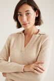 Polo Neck Knit Sweater    hi-res