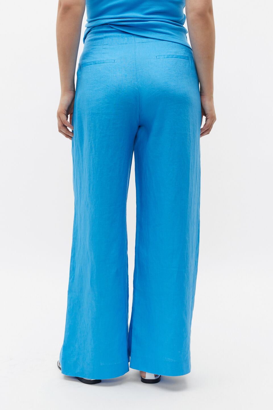 Core Linen Waisted Pant  Amalfi