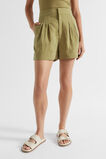 Textured Pleat Short  Pistachio  hi-res