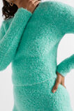 Boucle Crop Knit  Opal Marle  hi-res