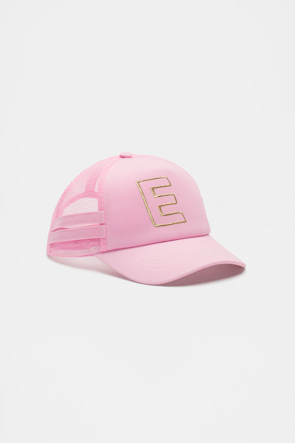 Initial Embroidered Cap  E  hi-res