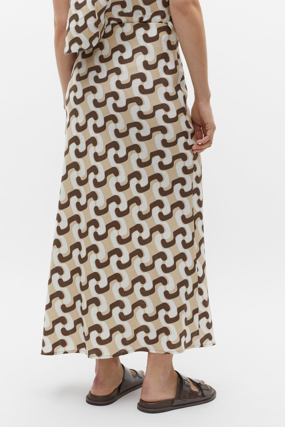Chain Geo Skirt  Chain Geo