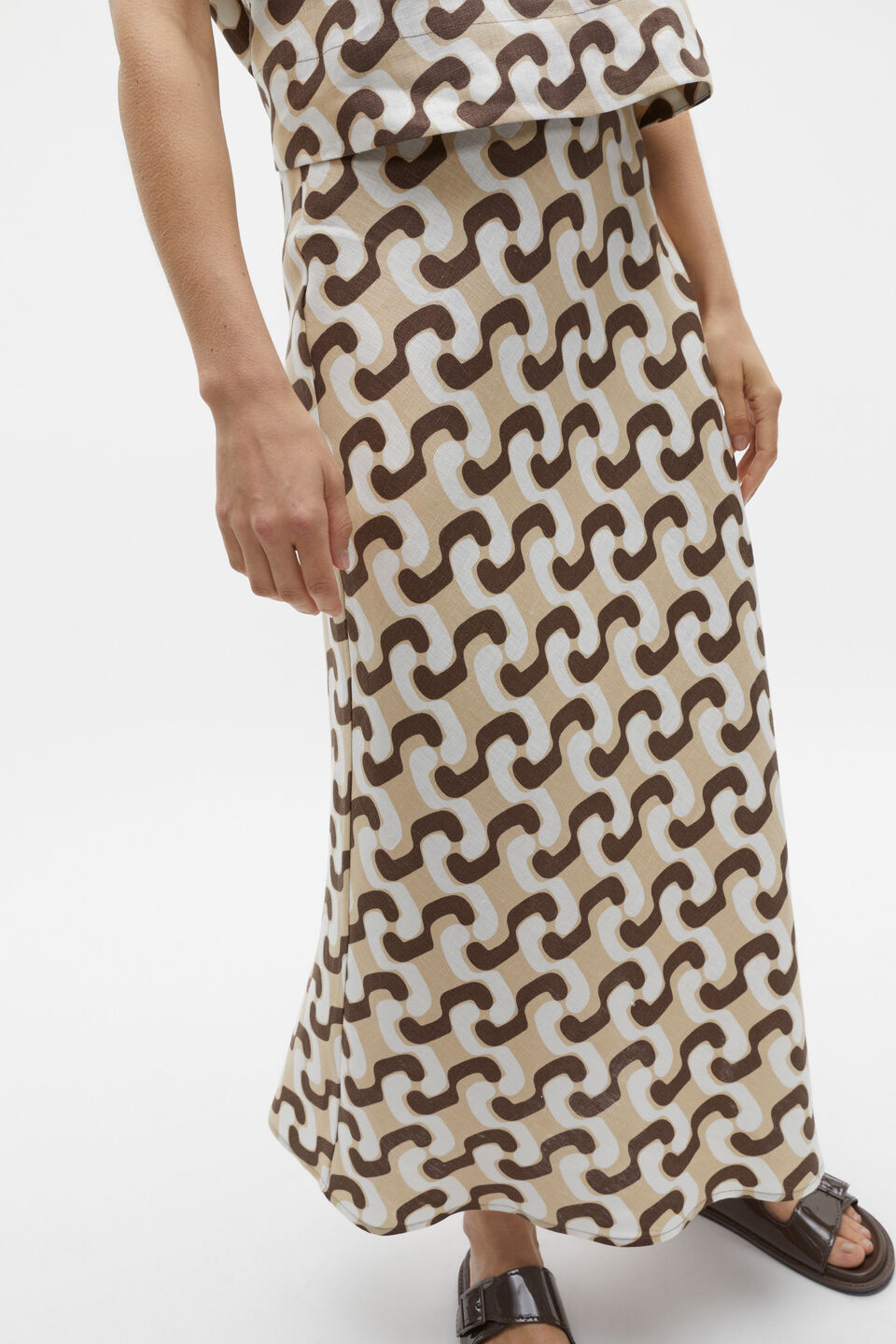 Chain Geo Skirt  Chain Geo