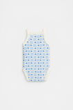 Snail Singlet Bodysuit  Baby Blue  hi-res