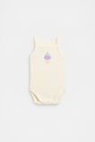 Ice Cream Singlet Bodysuit  Milk  hi-res