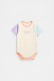 Colourblock Logo Bodysuit  Multi  hi-res