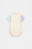 Colourblock Logo Bodysuit  Multi  hi-res