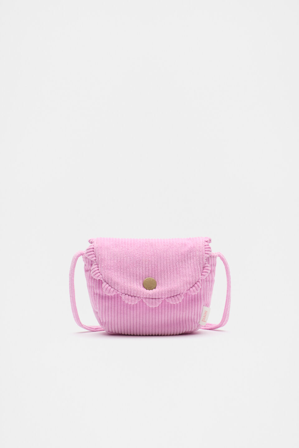 Corduroy Scallop Bag  Fairy Floss