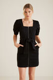 Mini Tie Up Denim Dress    hi-res