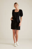 Mini Tie Up Denim Dress    hi-res