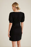 Mini Tie Up Denim Dress    hi-res