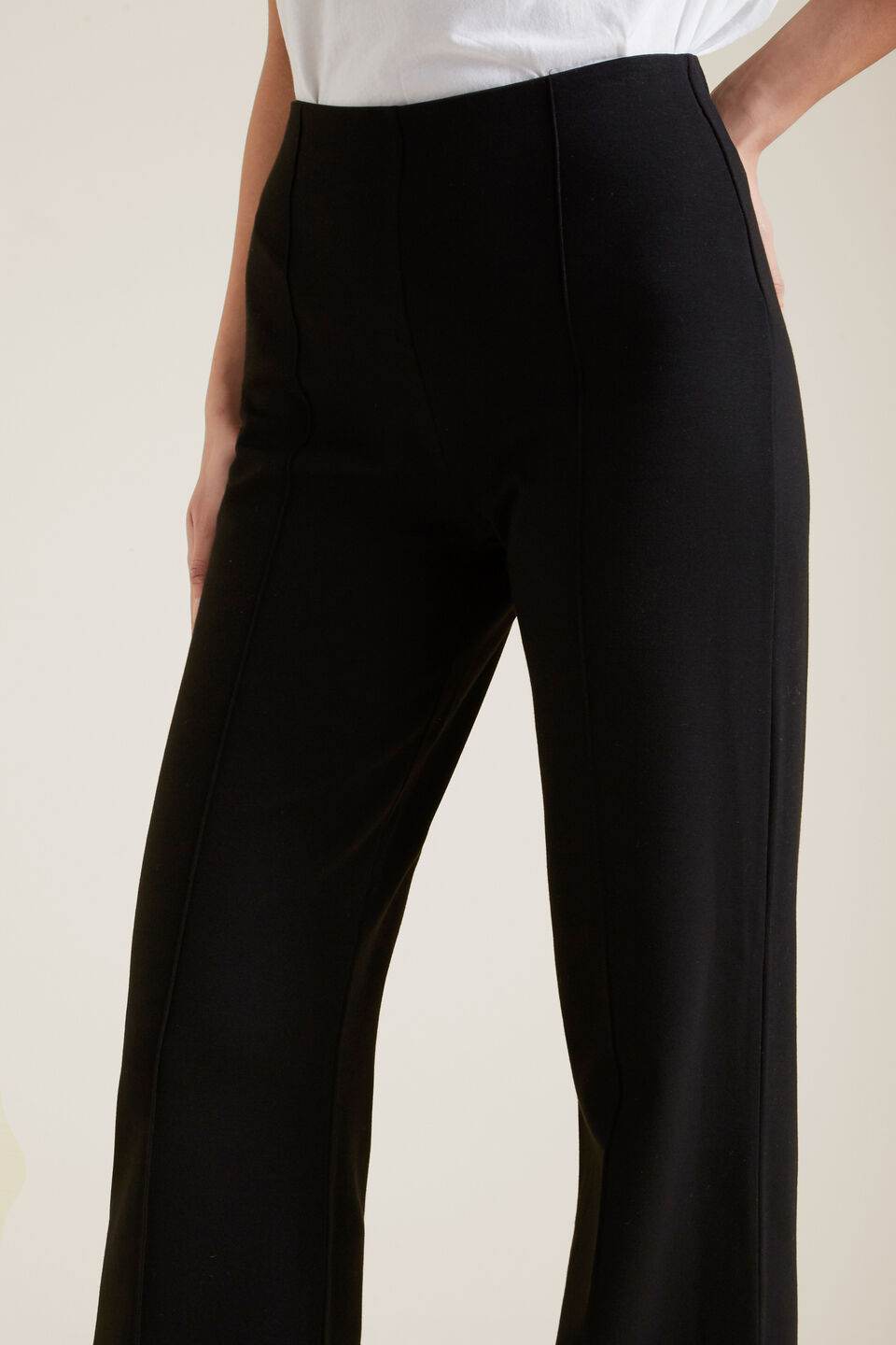 Straight Leg Ponte Pants  