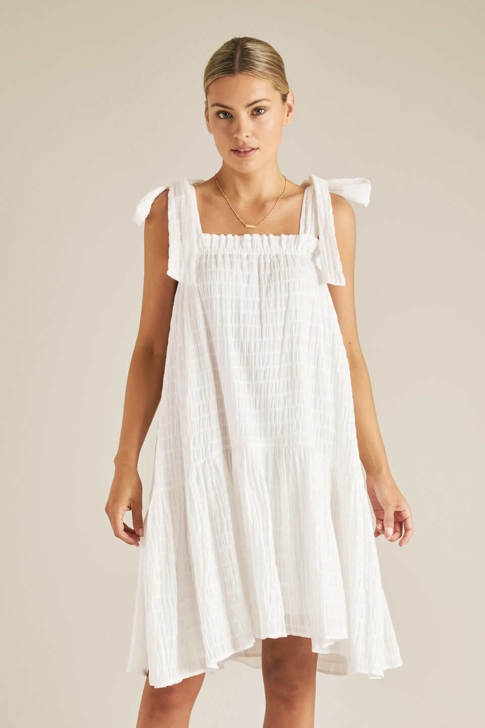 Tie Up Resort Dress  