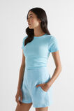Core Rib Tee  Shimmer Blue  hi-res
