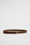 Beck Narrow Woven Belt  Tan  hi-res