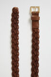 Beck Narrow Woven Belt  Tan  hi-res