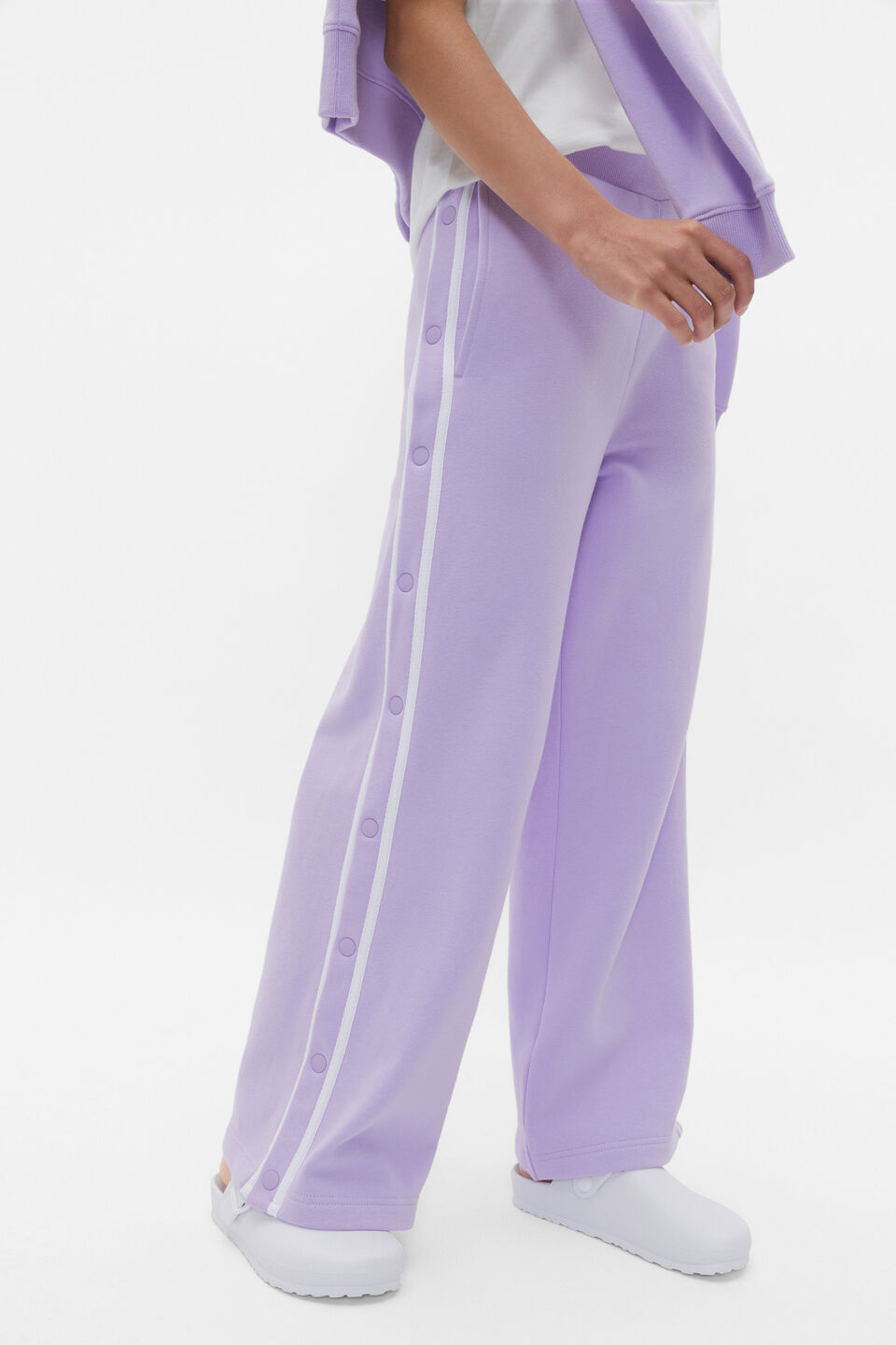 Snap Track Pant  Amethyst