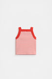 Stripe Logo Tank  Strawberry Red  hi-res